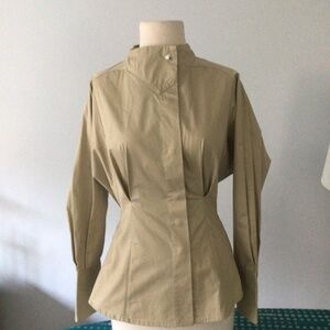 Isabel ETOILE Marant  tailored top 100% cotton size 38 beige/sand
